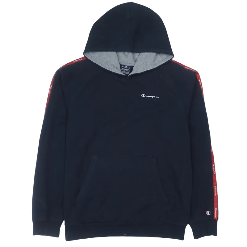 Champion 90s Vintage Oversized Black Drawstring Hoodie 2XL XXL sold by Vintage Club