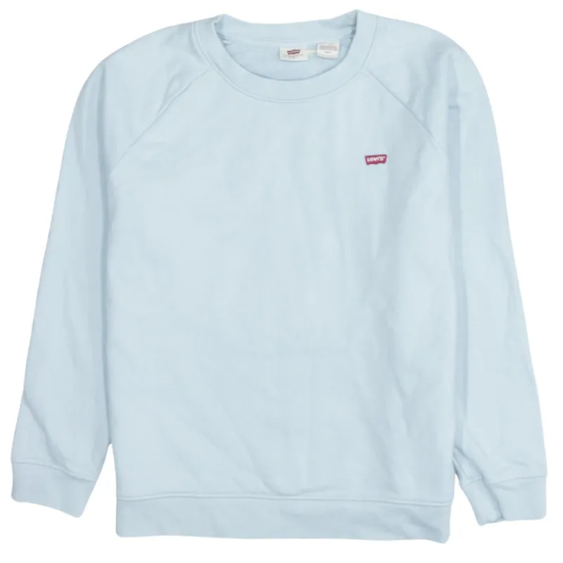 Levi's 90's Vintage Men's Blue Cotton Crew Neck Sweatshirt Small made by Levi's