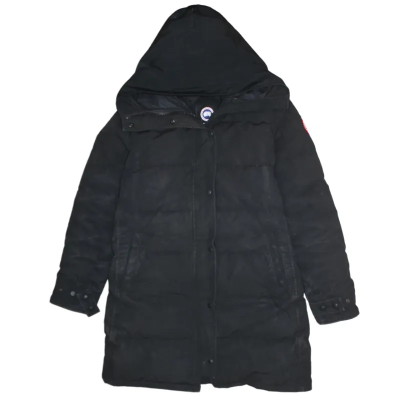 Canada Goose Black Parka Jacket Men's XLarge Hooded Puffer Embroidered Arctic Patch sold by Vintage Club