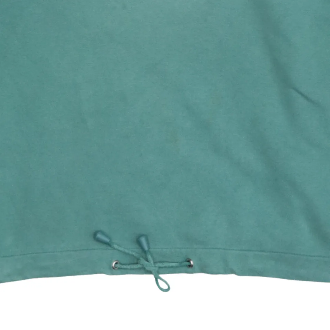 Lacoste Teal Green Sweatshirt Men's XLarge Embroidered Croc Logo Drawstring Hem Pullover Top sold by Vintage Club product image thumbnail 4