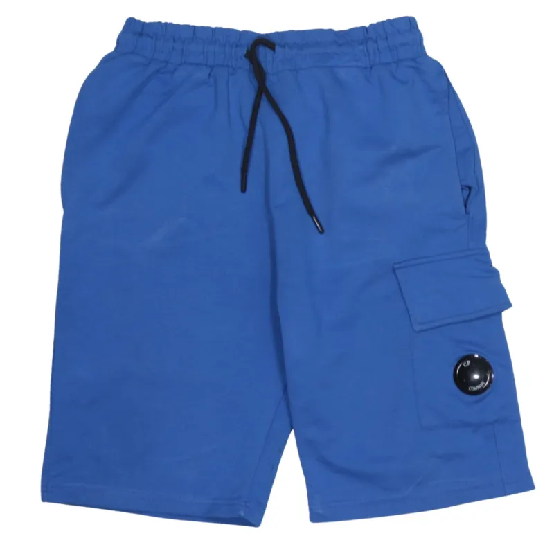 C.P. Company Blue Cargo Shorts Men’s XLarge Lens Logo Pocket Drawstring Waist sold by Vintage Club
