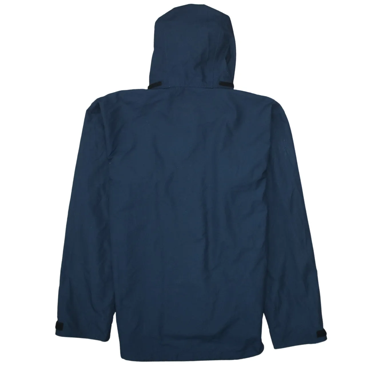 Berghaus Navy Blue Hooded Jacket Men's Small Embroidered Logo Zip Windbreaker Outerwear sold by Vintage Club product image thumbnail 2