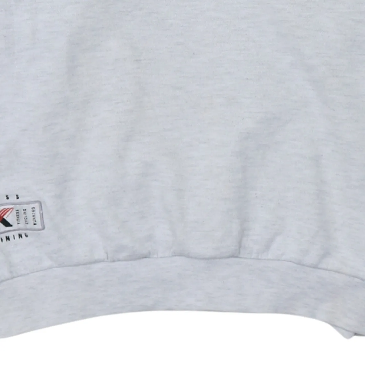 Nike Light Grey Sweatshirt Men's Small Embroidered Chest Logo Ribbed Cuffs Pullover Fleece Top sold by Vintage Club product image thumbnail 4