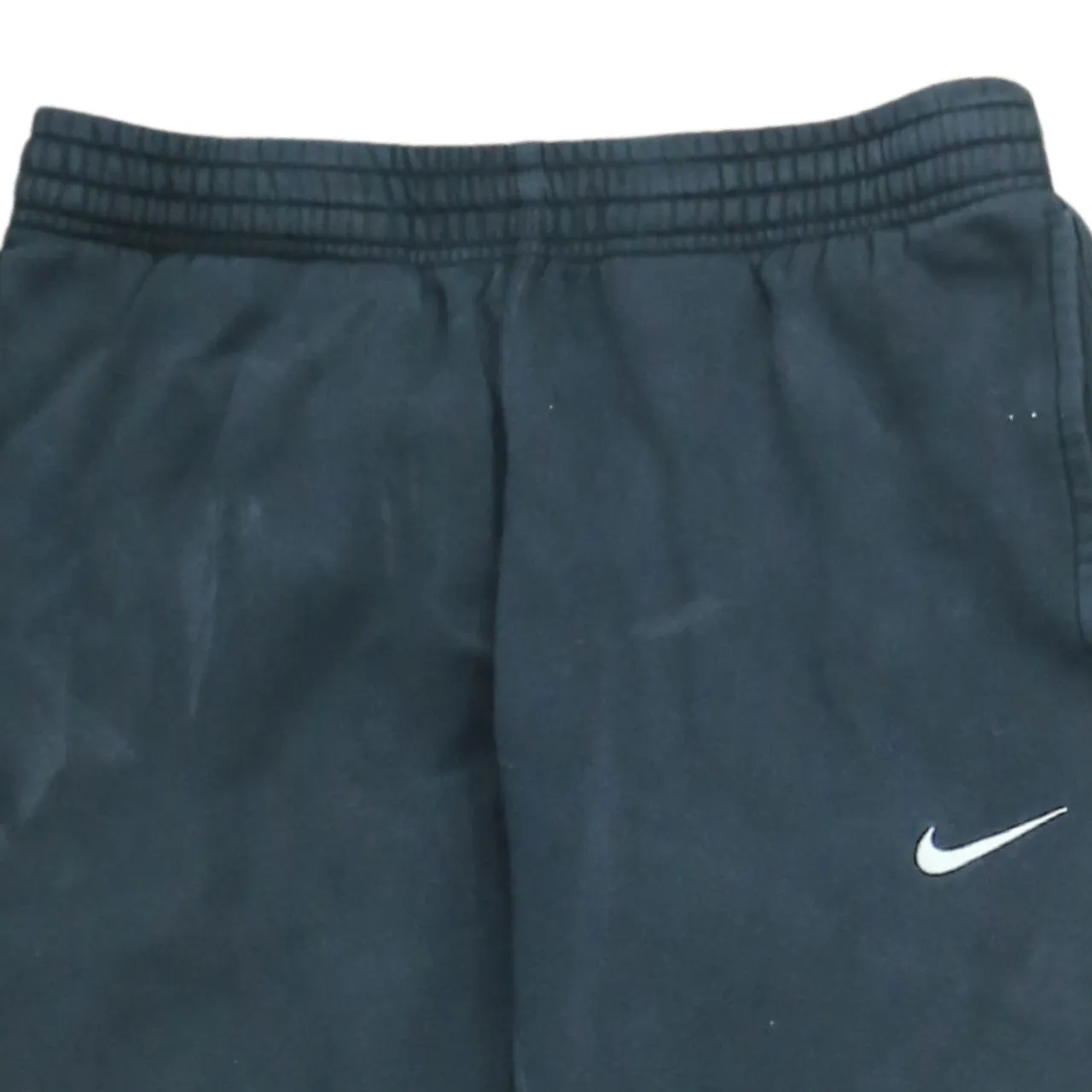 Nike Black Joggers Men's Medium Embroidered Swoosh Elasticated Waist Cuffed Sweatpants sold by Vintage Club product image thumbnail 3