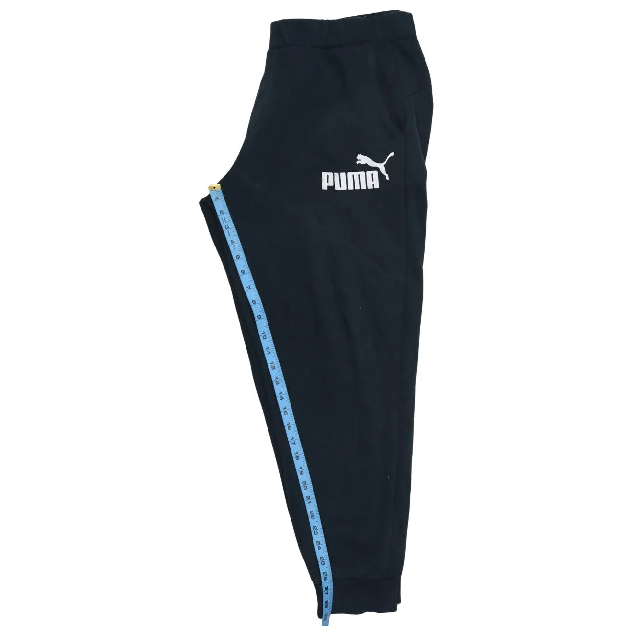 Puma Black Joggers Men’s XLarge Printed Logo Elastic Waist Cuffed Sweatpants sold by Vintage Club product image thumbnail 5
