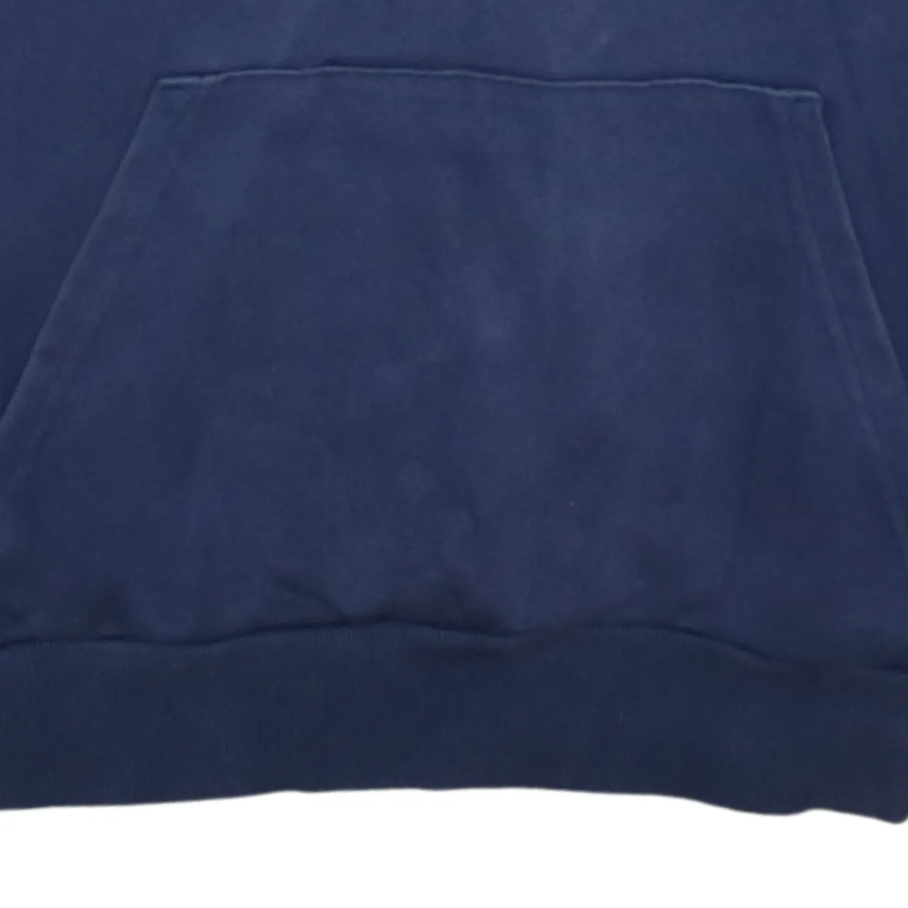 Puma Navy Blue Hoodie Men's Medium Printed Logo Panel Sleeves Front Pocket Sweatshirt sold by Vintage Club product image thumbnail 4