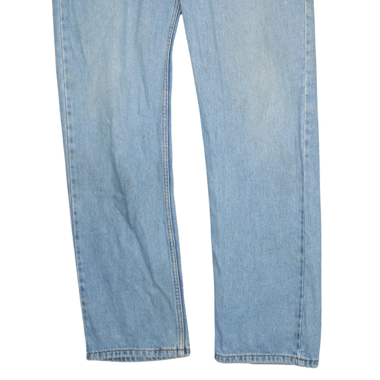 Levi's Light Blue Jeans Men's 34 Regular Fit Straight Leg Five Pocket Denim Pants sold by Vintage Club product image thumbnail 4