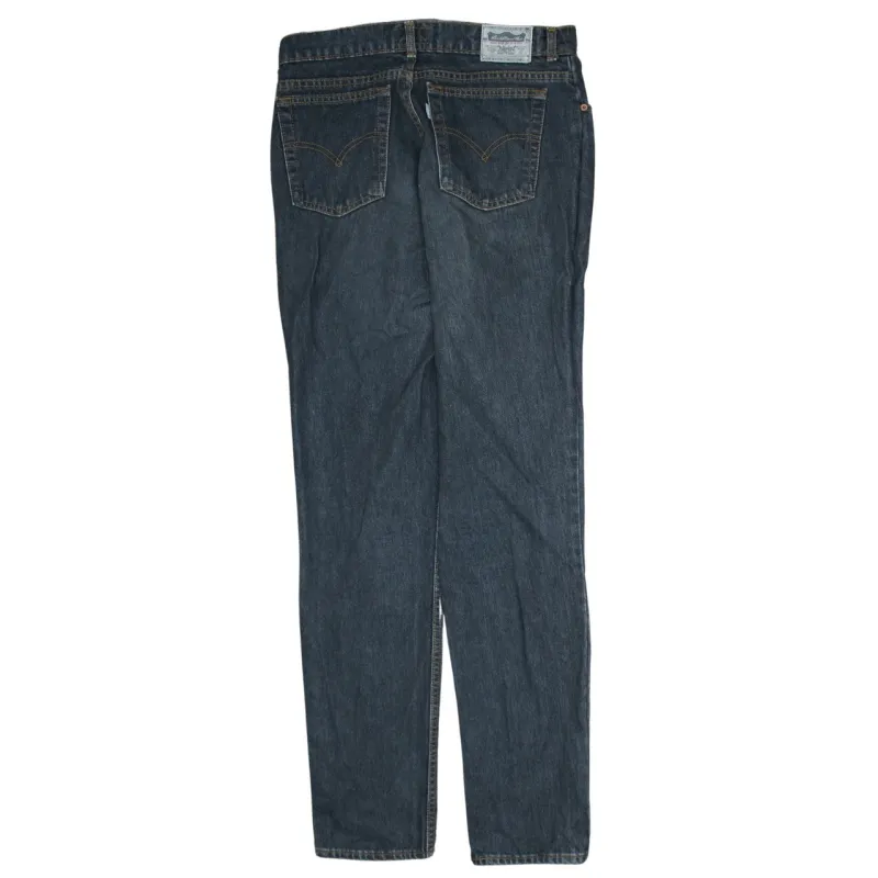 Levi Strauss &Co Dark Blue Jeans Men's W32 Classic Five Pocket Straight Leg Denim sold by Vintage Club