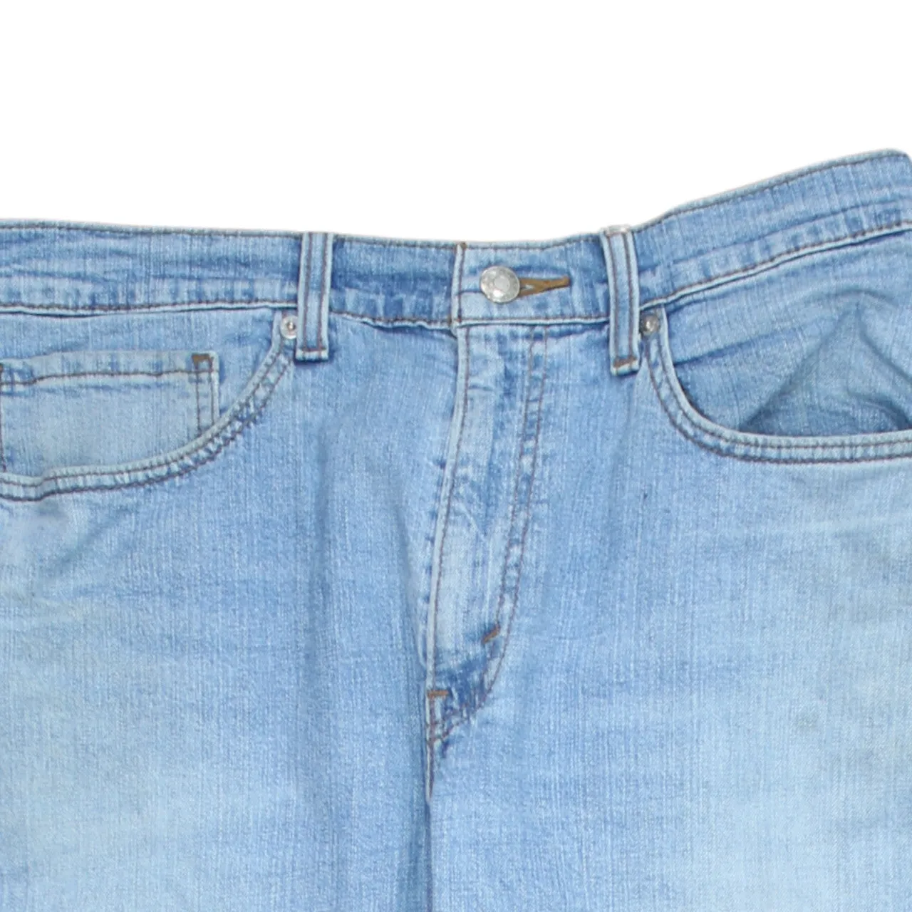 Signature Light Blue Jeans Men's 34 Straight Leg Five Pocket Denim Trousers sold by Vintage Club product image thumbnail 3