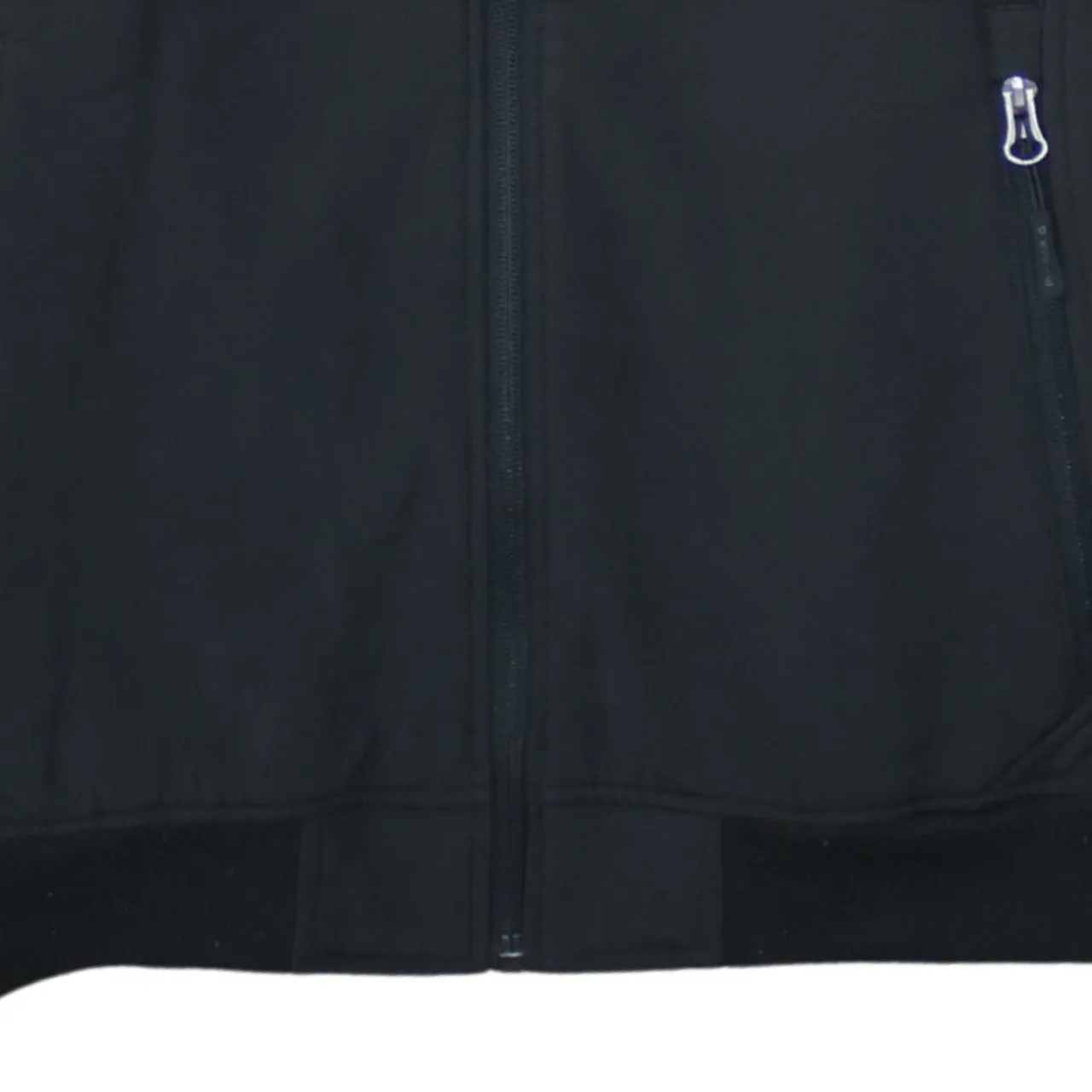 Reebok Black Full Zip Hoodie Women’s Large Taped Sleeves Embroidered Logo Jacket Top sold by Vintage Club product image thumbnail 4