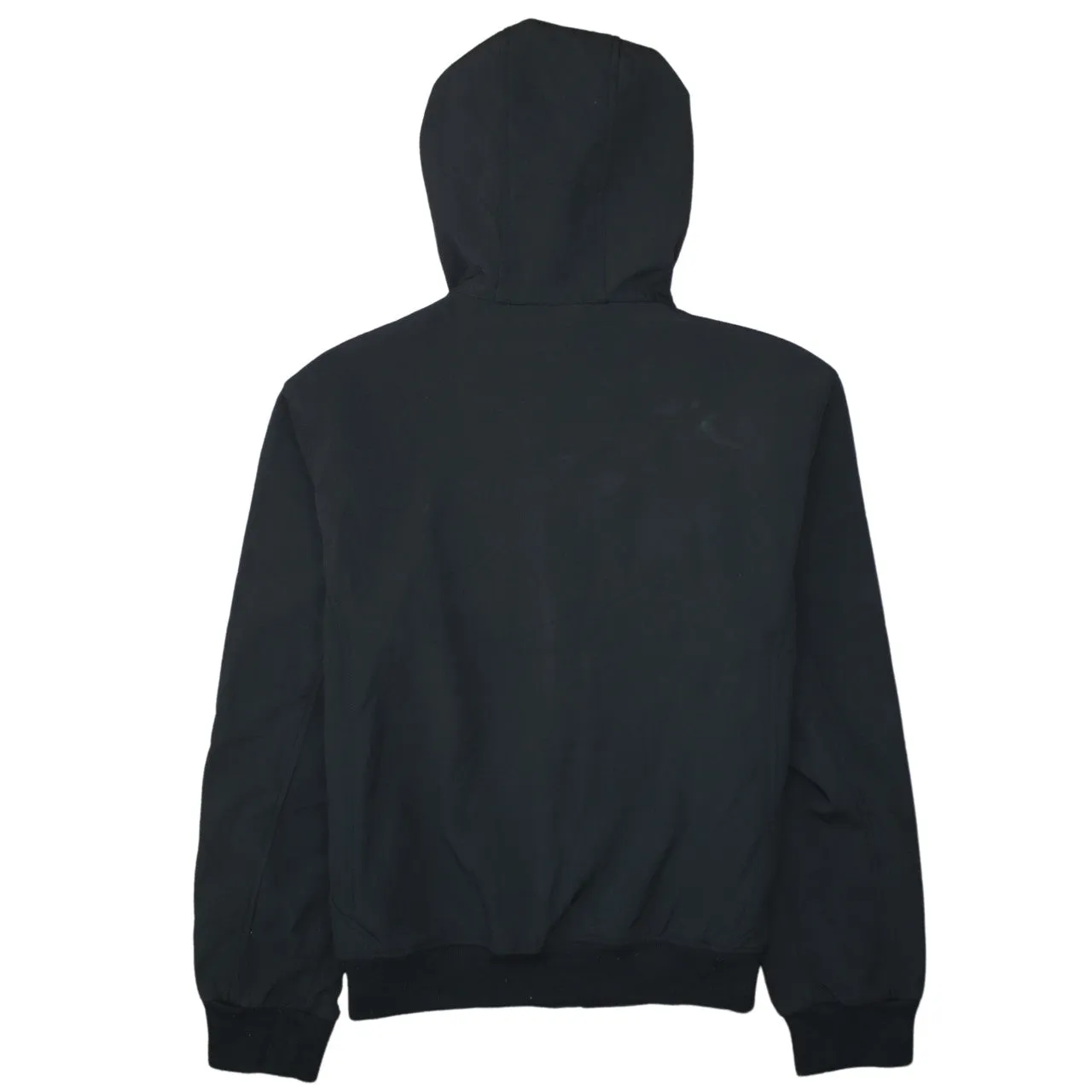 Reebok Black Full Zip Hoodie Women’s Large Taped Sleeves Embroidered Logo Jacket Top sold by Vintage Club product image thumbnail 2