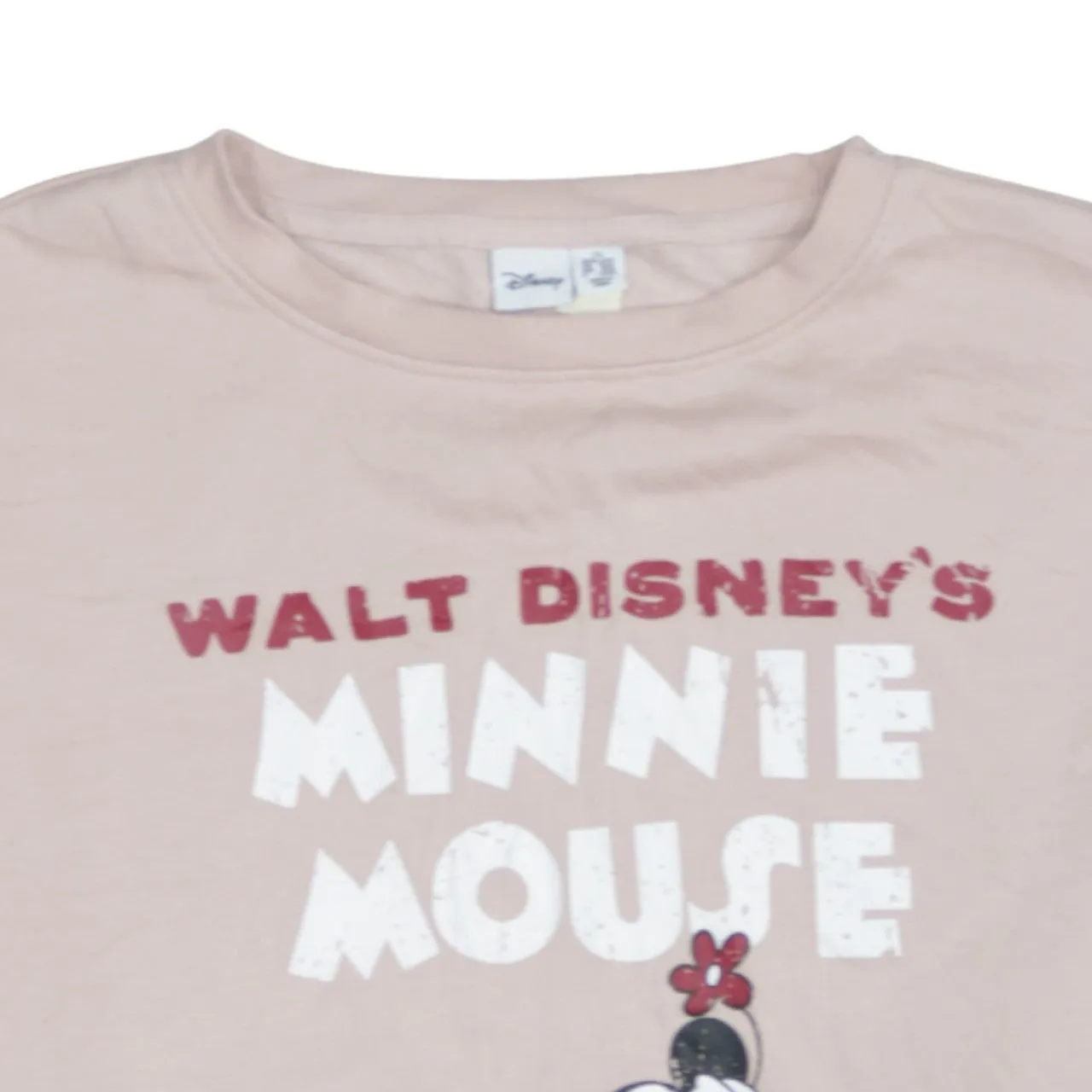 Disney Pink Sweatshirt Women's XXLarge Printed Minnie Mouse Graphic Crewneck Pullover Top sold by Vintage Club product image thumbnail 3