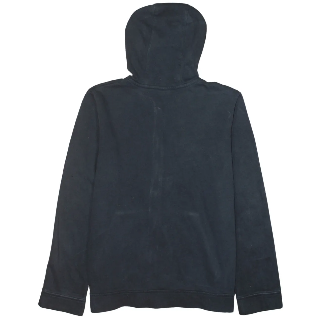 Nike Black Zip Hoodie Women’s XLarge Embroidered Swoosh Split Pockets Fleece Sweatshirt sold by Vintage Club product image thumbnail 2
