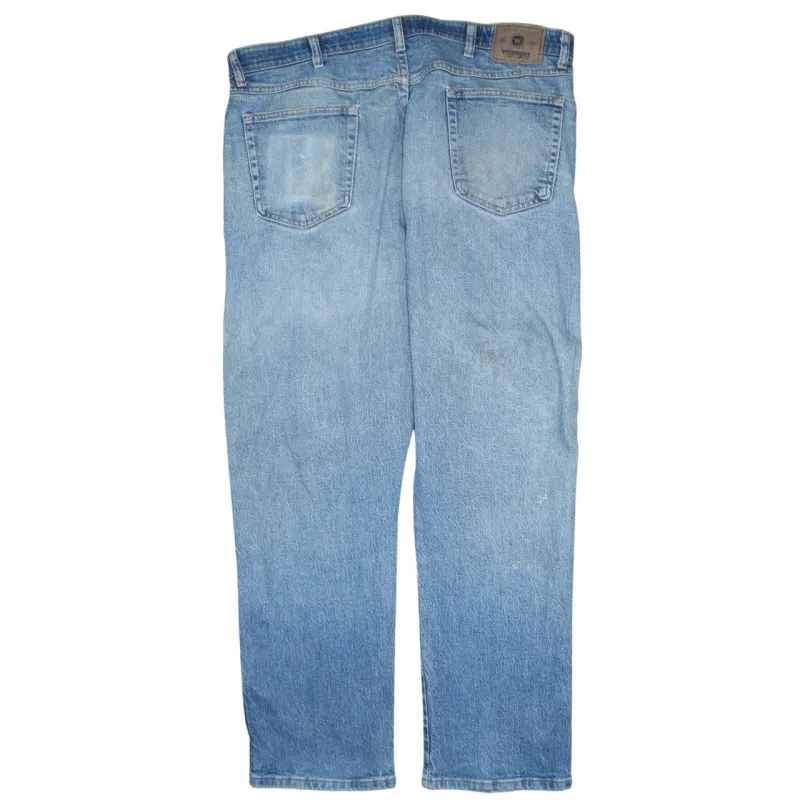 Wrangler Light Blue Jeans Men's 40x30 Regular Fit Faded Wash Classic Denim Pants sold by Vintage Club