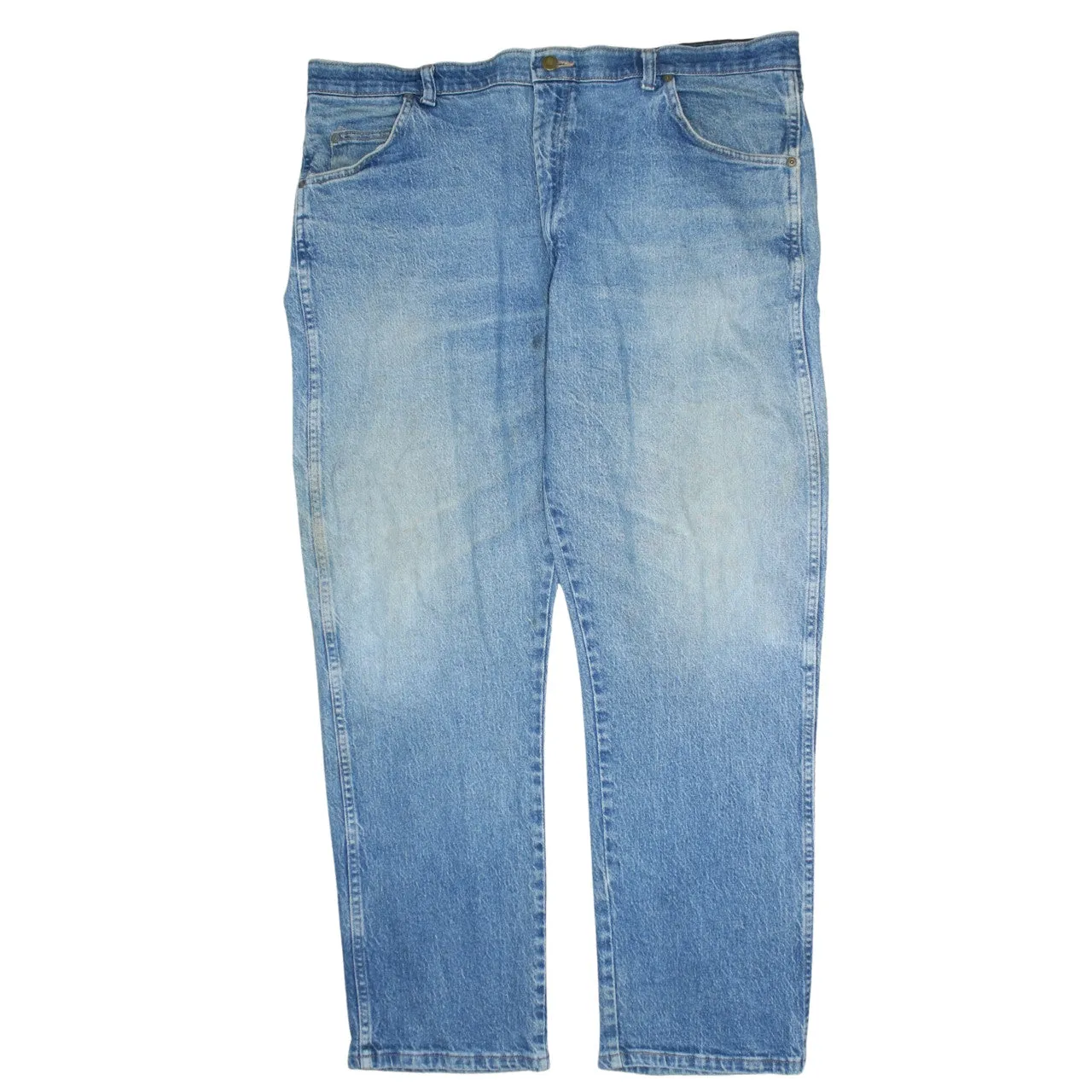 Wrangler Light Blue Jeans Men's 40x30 Regular Fit Faded Wash Classic Denim Pants sold by Vintage Club product image thumbnail 2