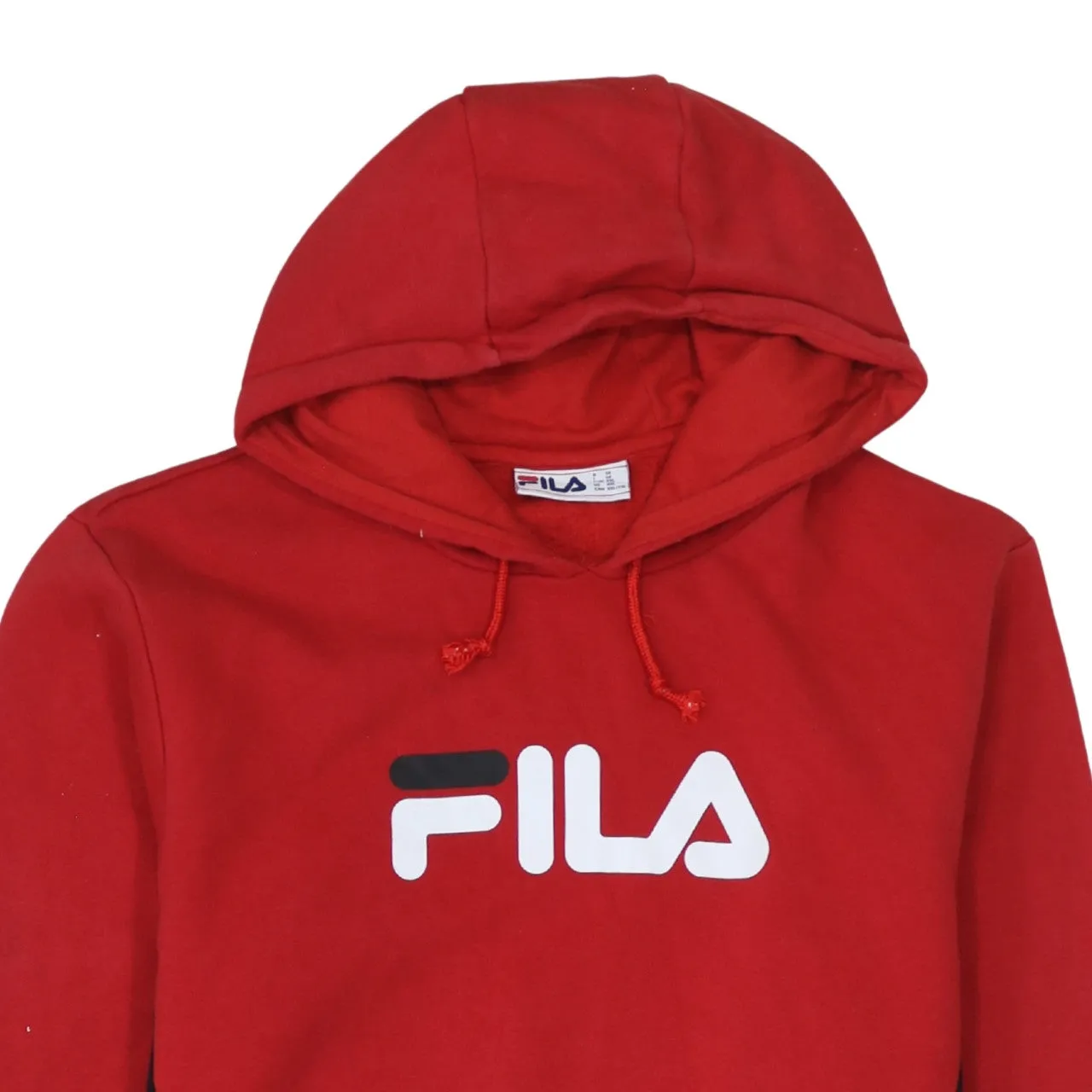 Fila Red Hoodie Women’s XXLarge Printed Logo Front Pocket Pullover Sweatshirt sold by Vintage Club product image thumbnail 3