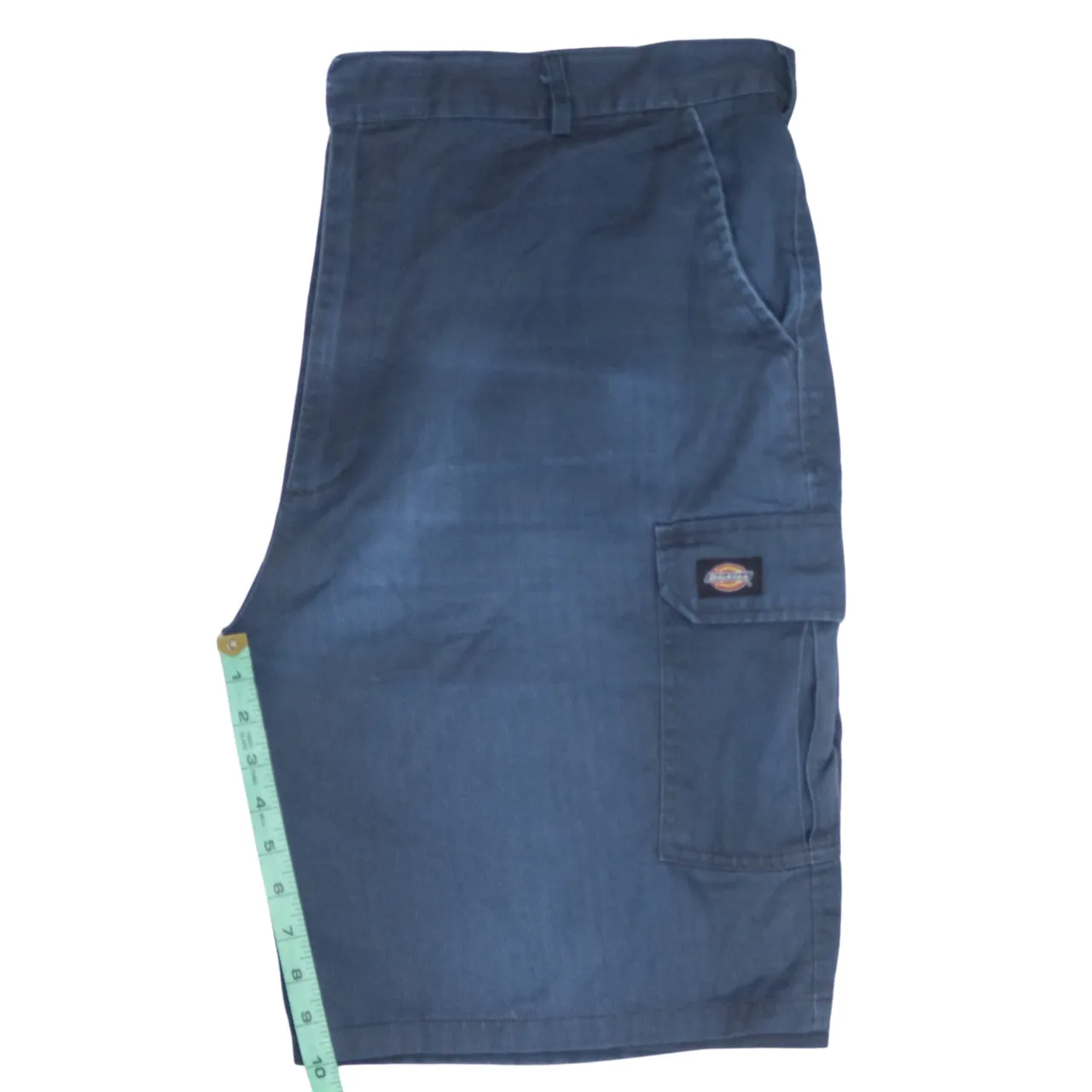 Dickies Navy Blue Cargo Shorts Men's 40 Side Pockets Logo Patch Workwear Chino sold by Vintage Club product image thumbnail 5