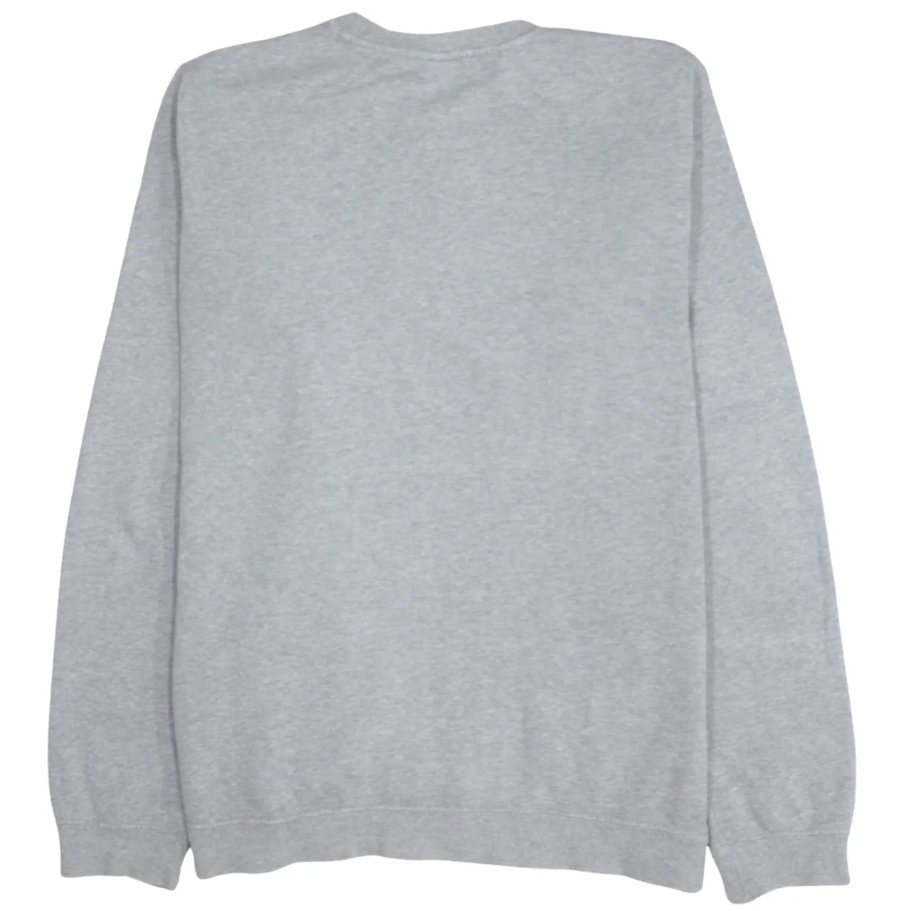 Nike Grey Sweatshirt Men's Small Embroidered Swoosh Logo Crewneck Pullover Jumper sold by Vintage Club product image thumbnail 2