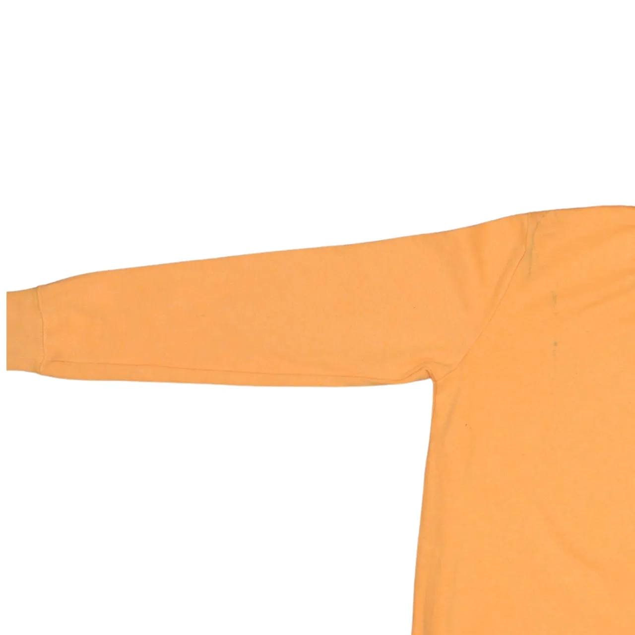 Champion Orange Sweatshirt Women's XLarge Printed Logo Crewneck Ribbed Cuffs Pullover Top sold by Vintage Club product image thumbnail 4