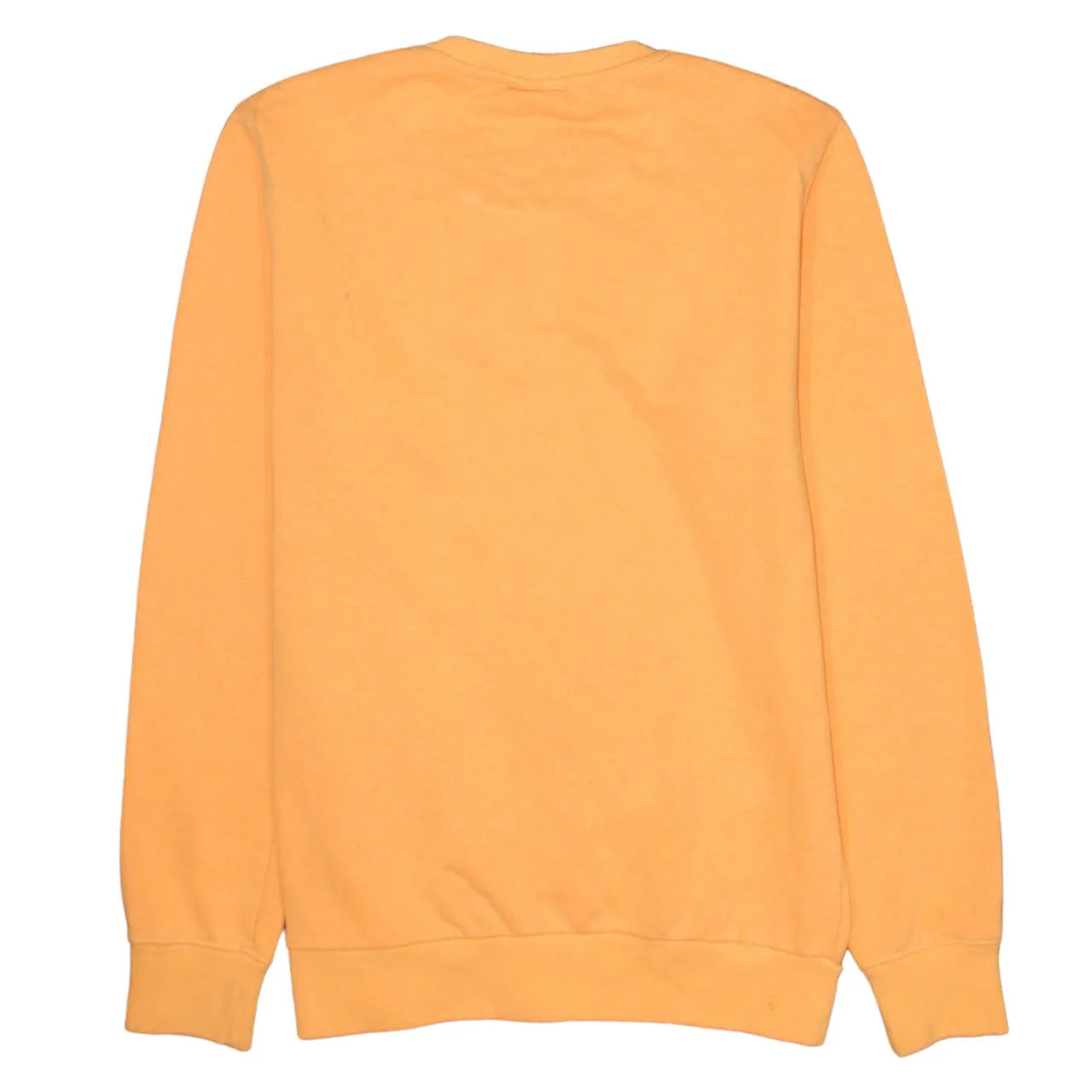 Champion Orange Sweatshirt Women's XLarge Printed Logo Crewneck Ribbed Cuffs Pullover Top sold by Vintage Club product image thumbnail 2