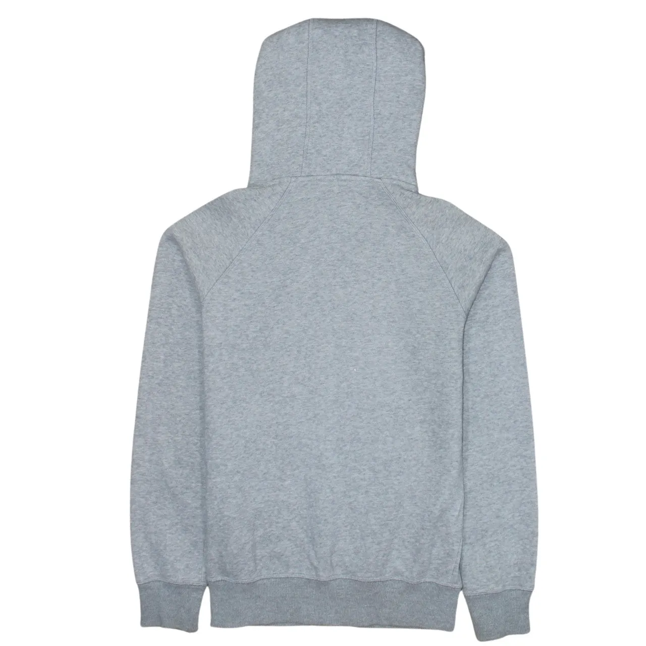 Adidas Grey Full Zip Hoodie Women's XSmall Printed Trefoil Logo Split Pocket Sweatshirt sold by Vintage Club product image thumbnail 2