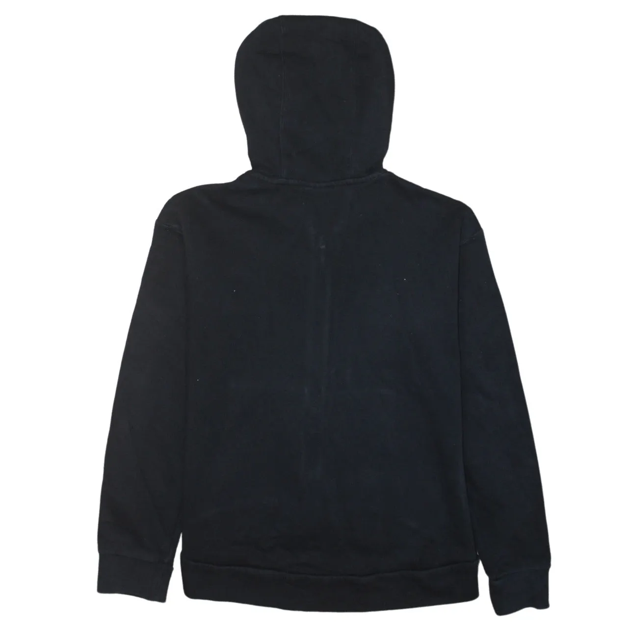 Nike Black Full Zip Hoodie Women’s XLarge Embroidered Swoosh Split Pocket Sweatshirt sold by Vintage Club product image thumbnail 2