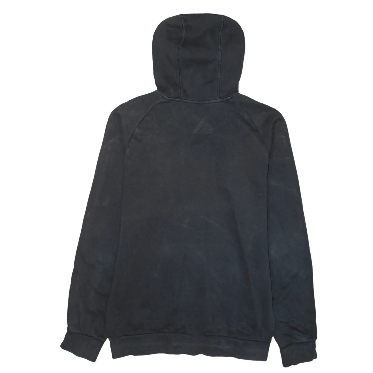Adidas Black Hoodie Men's Small Embroidered Logo Contrast Piping Front Pocket Sweatshirt sold by Vintage Club product image thumbnail 2
