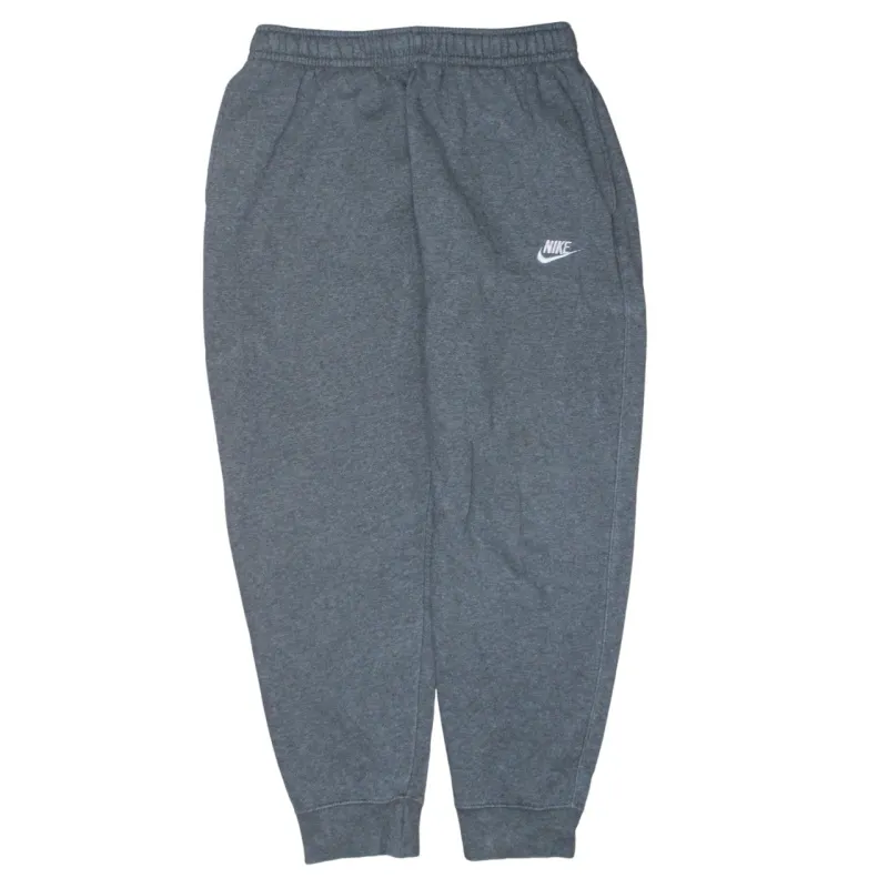 Nike Dark Grey Joggers Sweatpants Men's Small Embroidered Swoosh Elasticated Cuffs Pockets sold by Vintage Club