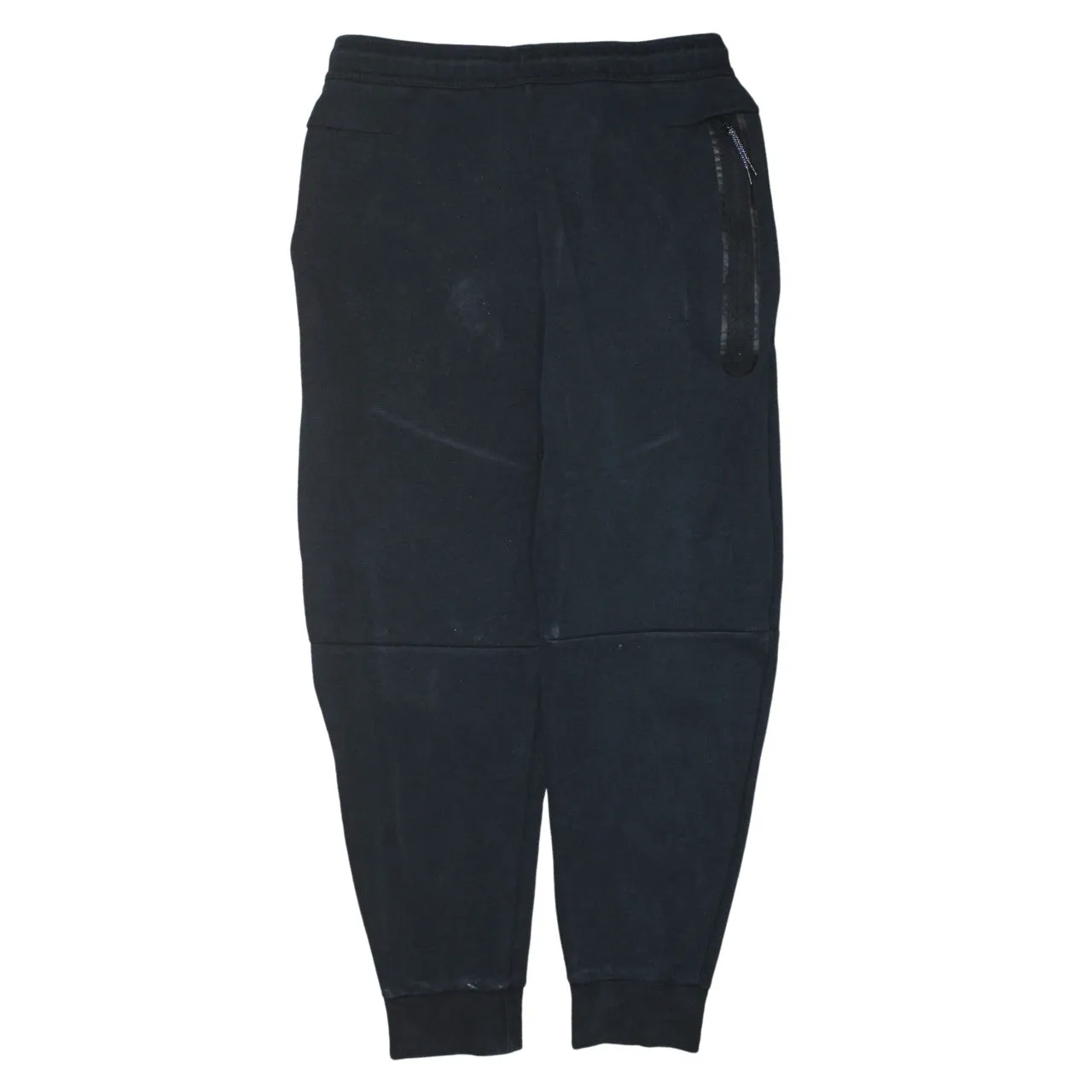 Nike Black Joggers Sweatpants Men's Medium Embroidered Logo Cuffed Hem Zip Pocket sold by Vintage Club product image thumbnail 2