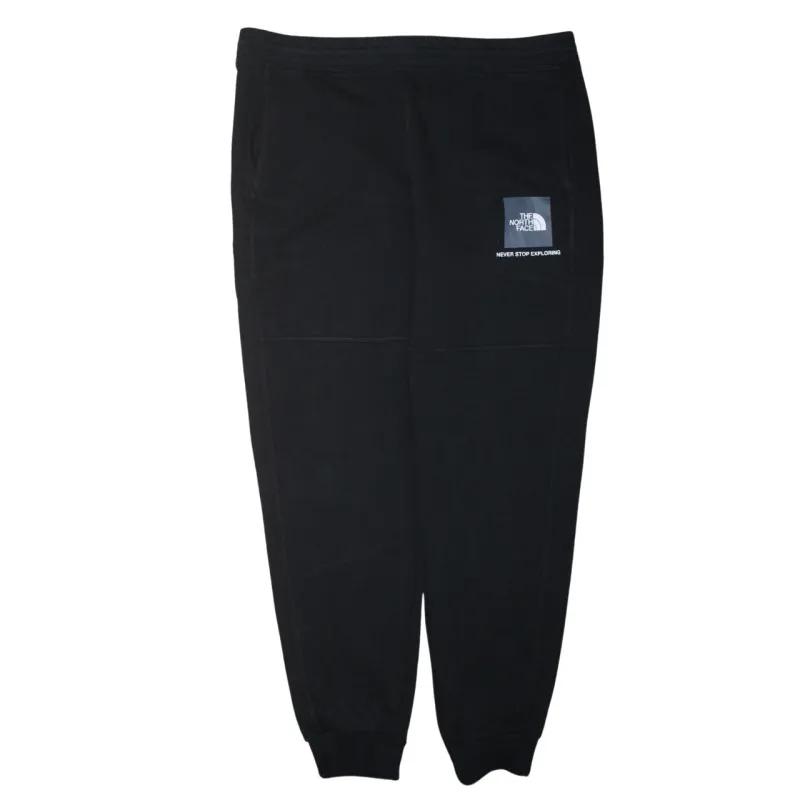 The North Face Black Joggers Men’s XLarge Printed Logo Fleece Lined Cuffed Sweatpants made by The North Face