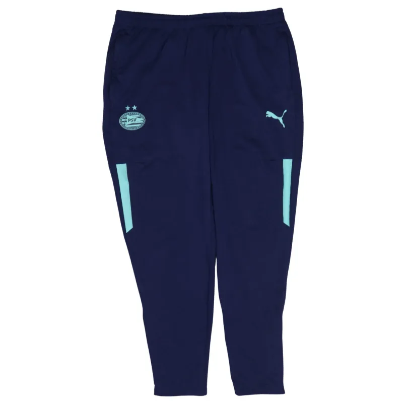 Puma Navy Blue Joggers Men’s XLarge PSV Eindhoven Printed Logo Training Track Pants made by Puma