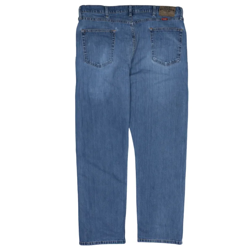 Wrangler Light Blue Jeans Men's 38 Classic Five Pocket Straight Leg Denim Trousers sold by Vintage Club
