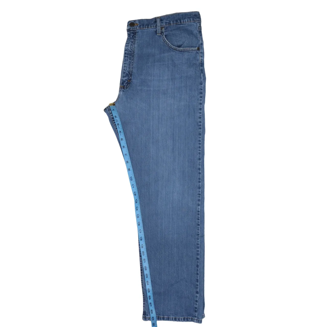 Wrangler Light Blue Jeans Men's 38 Classic Five Pocket Straight Leg Denim Trousers sold by Vintage Club product image thumbnail 5