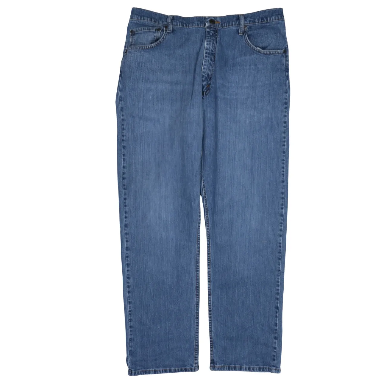 Wrangler Light Blue Jeans Men's 38 Classic Five Pocket Straight Leg Denim Trousers sold by Vintage Club product image thumbnail 2