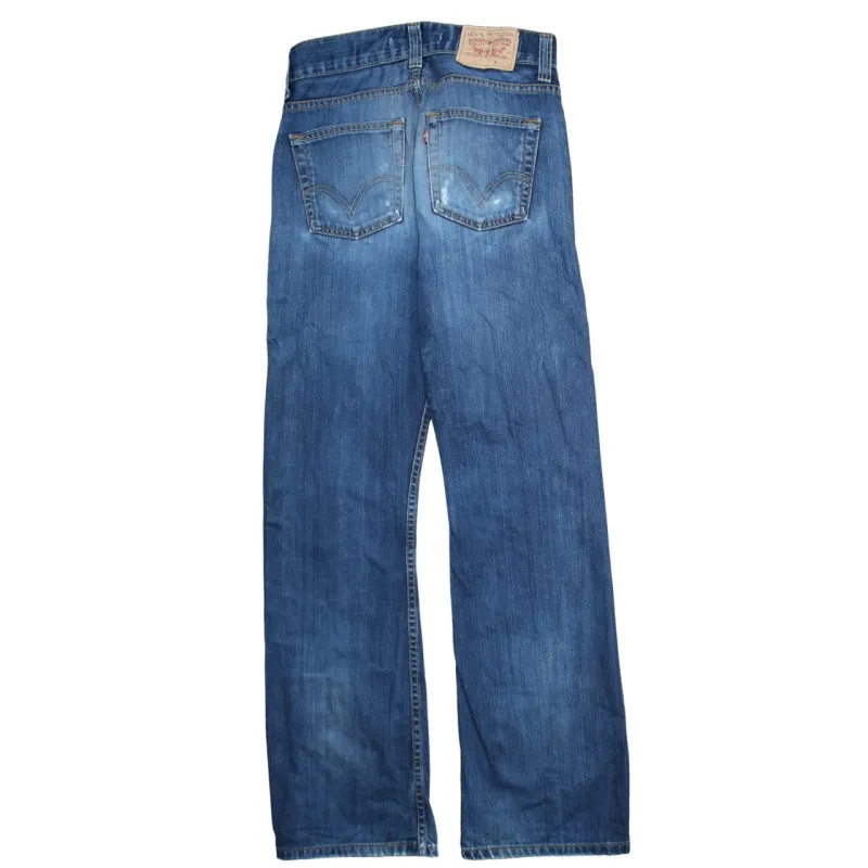 Levi Strauss &Co Mid Blue Jeans Men's 32 Straight Leg Faded Denim Five Pocket Pants sold by Vintage Club