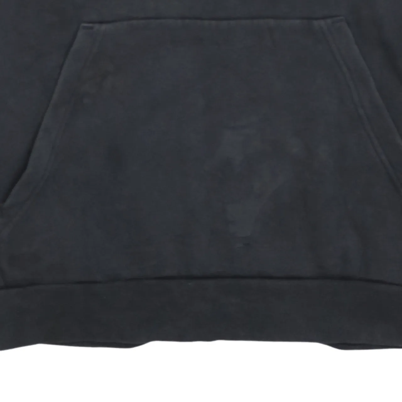 Adidas Black Hoodie Women’s Large Three Stripe Sleeves Printed Logo Pullover Sweatshirt sold by Vintage Club product image thumbnail 4