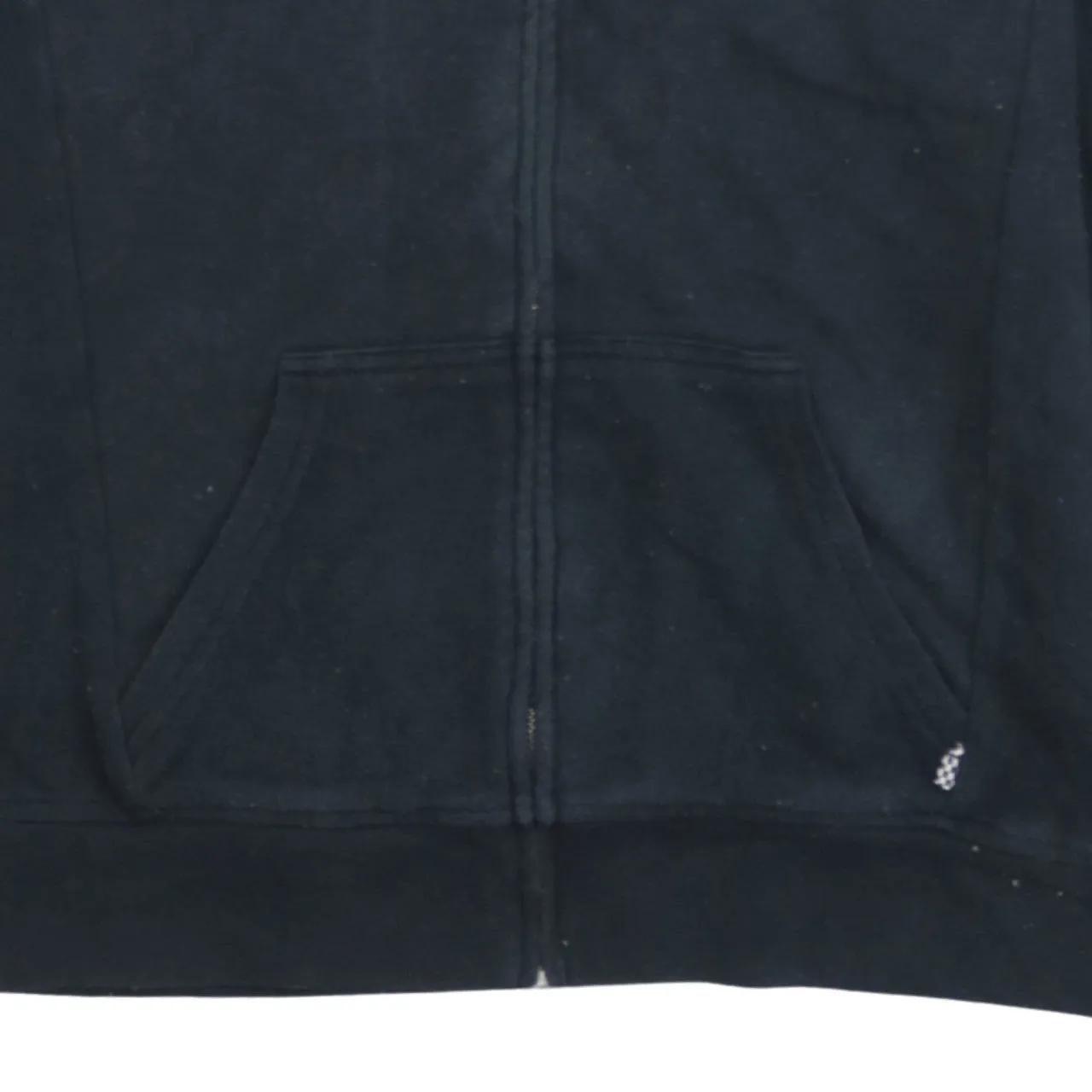 Vans Black Full Zip Hoodie Men's XSmall Sherpa Lined Big Logo Fleece Sweatshirt sold by Vintage Club product image thumbnail 4