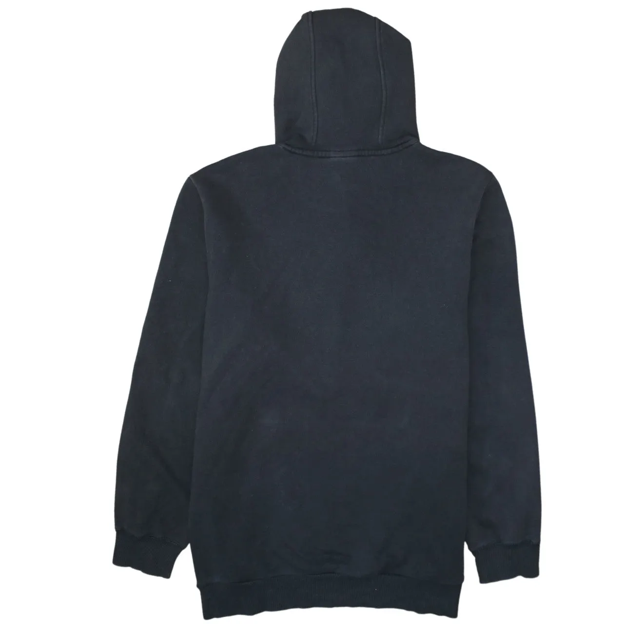 Adidas Black Hoodie Men's Large Embroidered Chest Logo Front Pocket Pullover Sweatshirt sold by Vintage Club product image thumbnail 2