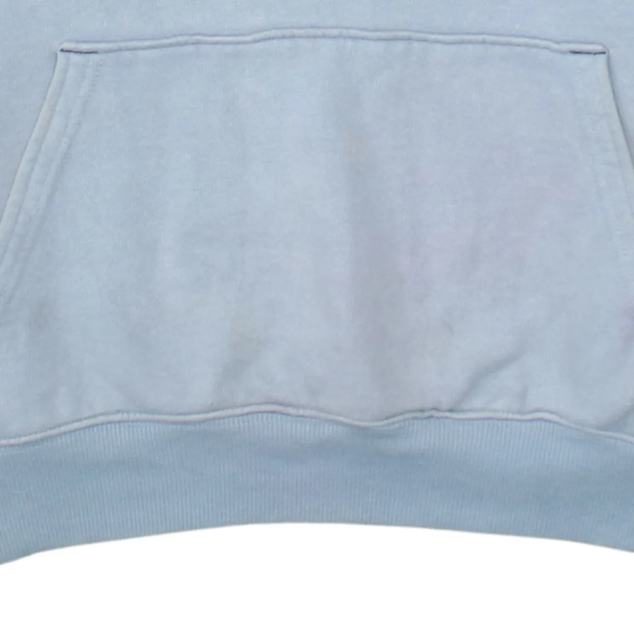 Fila Light Grey Hoodie Men's XLarge Embroidered Logo Stripe Sleeves Front Pocket Sweatshirt sold by Vintage Club product image thumbnail 4