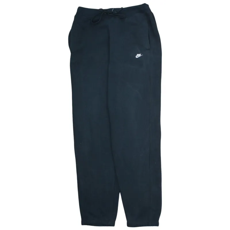 Nike Black Joggers Men's Small Embroidered Swoosh Elastic Waist Cuffed Hem Sweatpants made by Nike