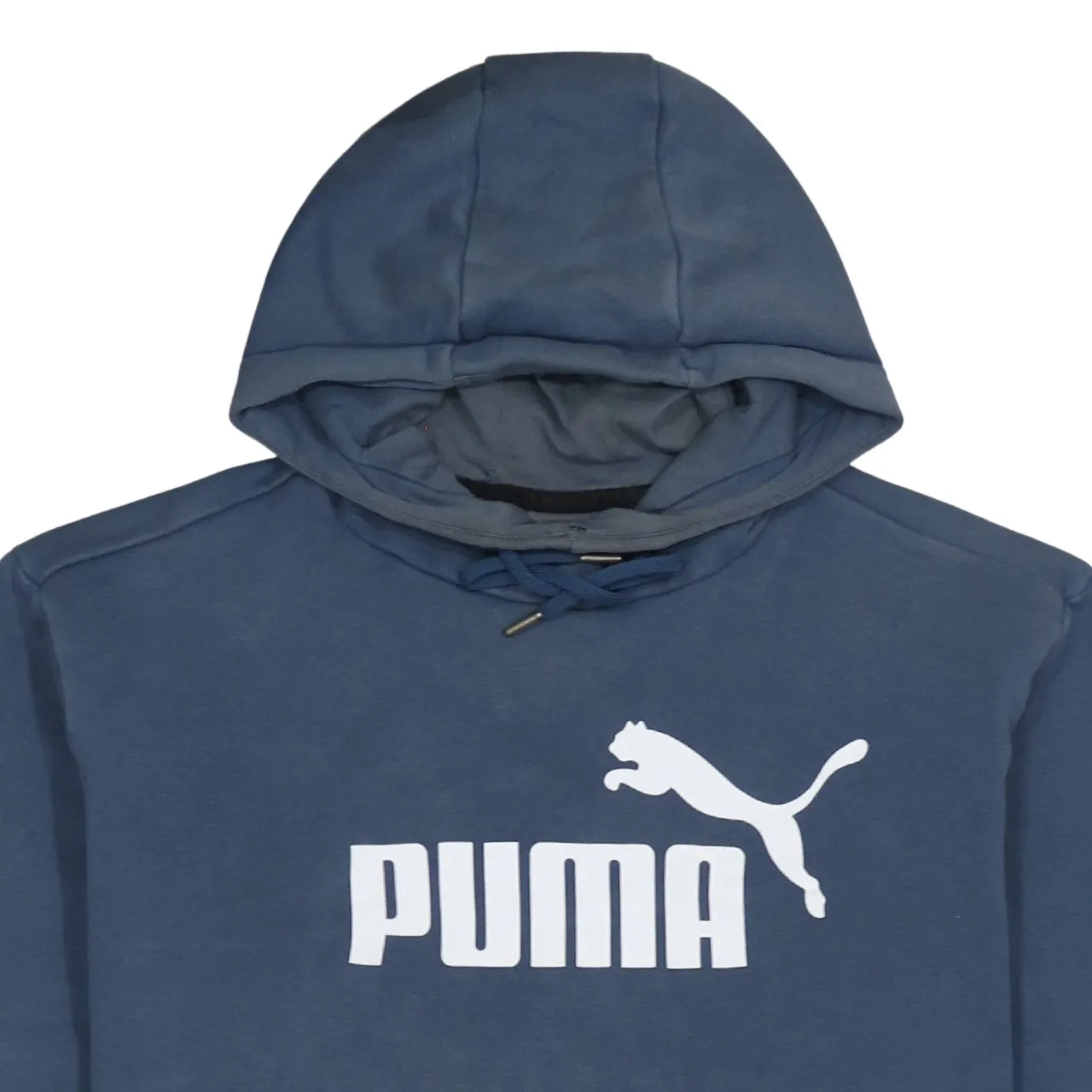 Puma Navy Blue Hoodie Women's XLarge Printed Logo Drawstring Hood Front Pocket Sweatshirt sold by Vintage Club product image thumbnail 3