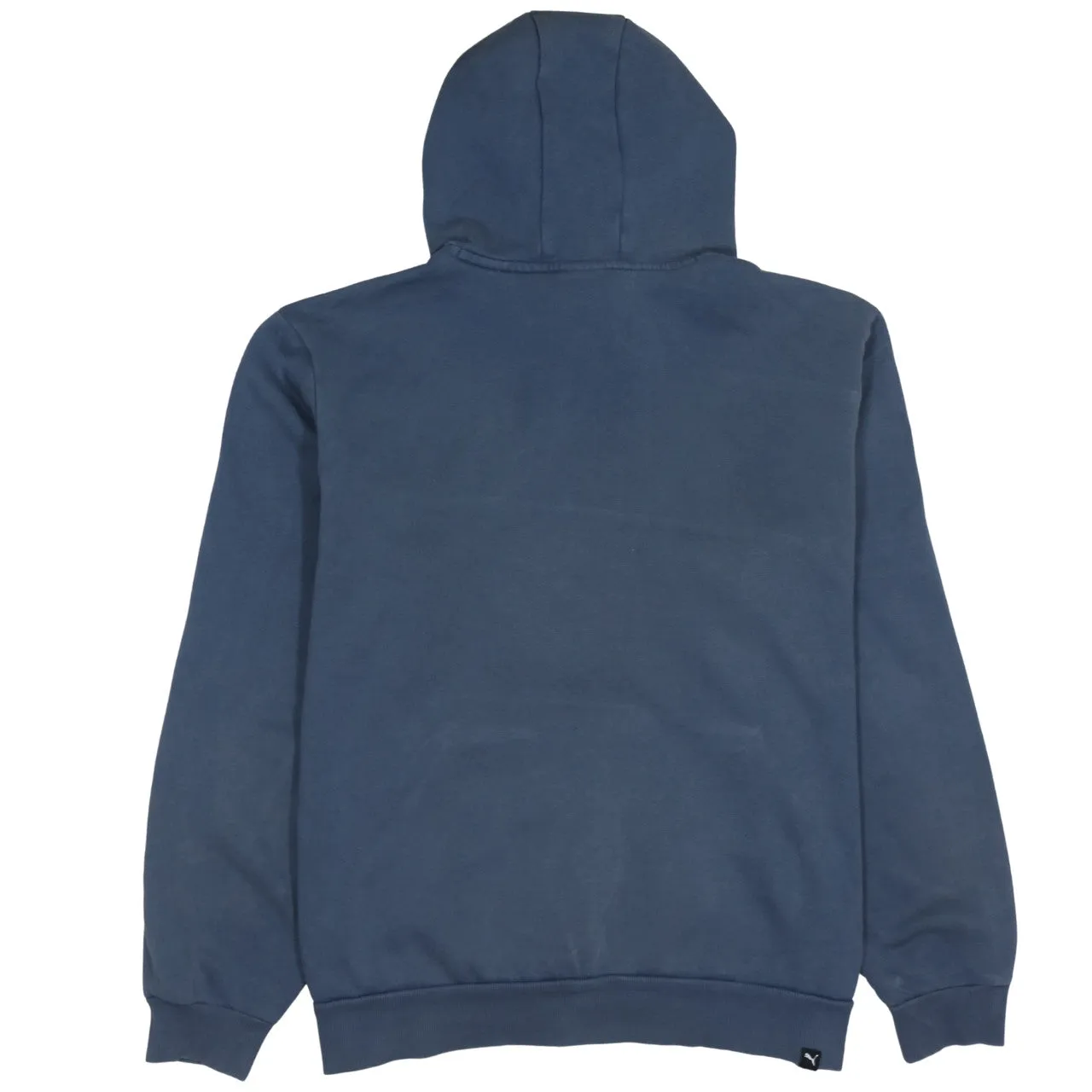 Puma Navy Blue Hoodie Women's XLarge Printed Logo Drawstring Hood Front Pocket Sweatshirt sold by Vintage Club product image thumbnail 2