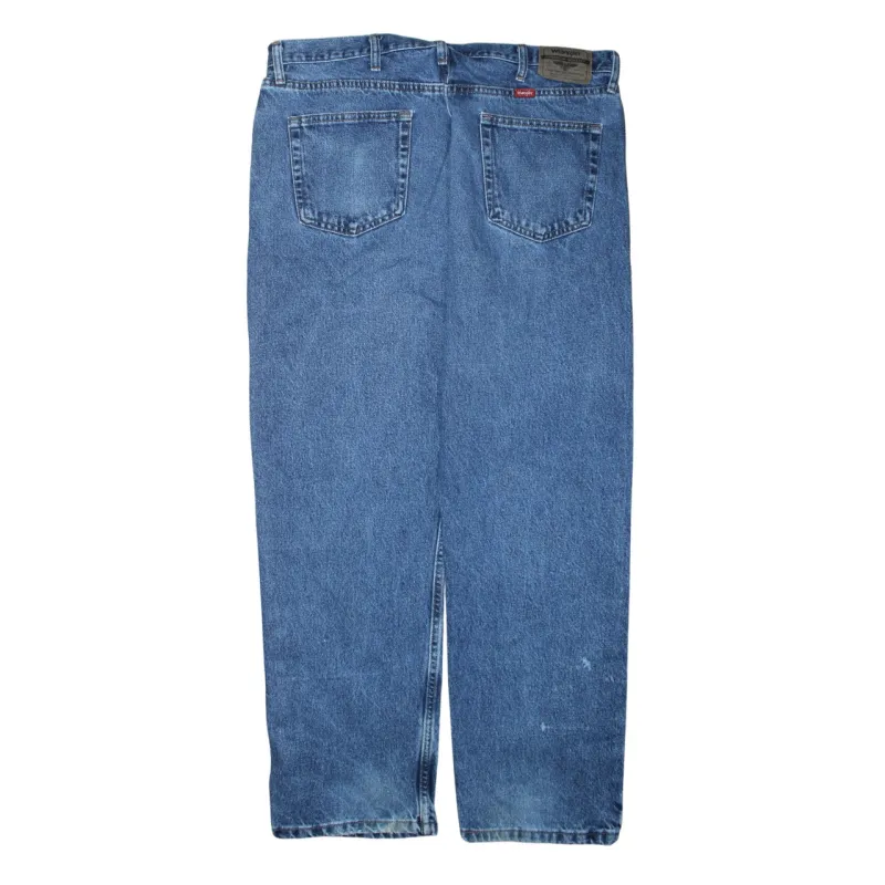 Wrangler Blue Jeans Men's 34 Straight Leg Five Pocket Denim Pants sold by Vintage Club
