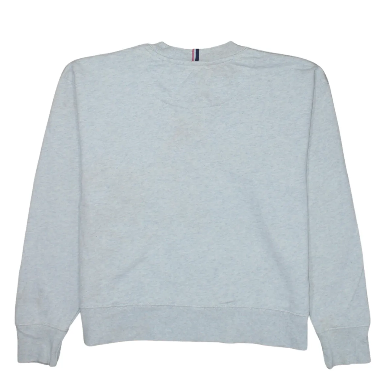 U.S Polo Assn Light Grey Marl Sweatshirt Women's Medium Faded Chest Logo Crewneck Pullover sold by Vintage Club product image thumbnail 2
