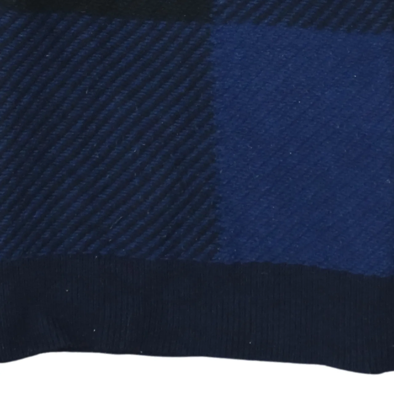 Tommy Hilfiger Navy Blue Jumper Women's Small Wool Blend Fair Isle Sleeves Knit Sweater sold by Vintage Club product image thumbnail 4