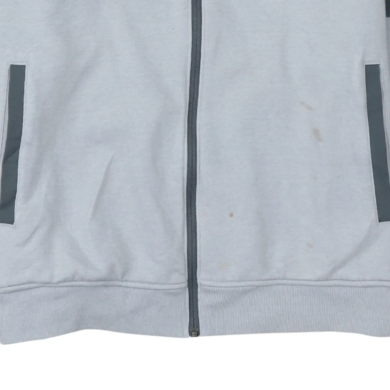 Under Armour Grey Full Zip Hoodie Men's XLarge Embroidered Logo Zip Pockets Colour Block Sweatshirt sold by Vintage Club product image thumbnail 4