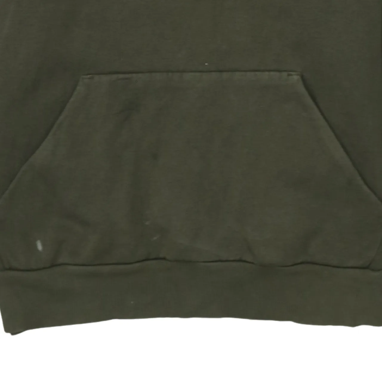 Puma Khaki Green Hoodie Men's Medium Printed Logo Front Pocket Pullover Sweatshirt sold by Vintage Club product image thumbnail 4