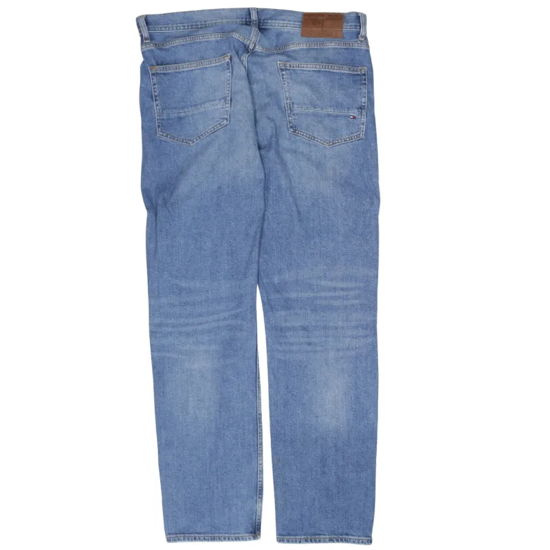 Tommy Hilfiger Light Blue Jeans Men's W38 Classic Five Pocket Straight Leg Denim sold by Vintage Club