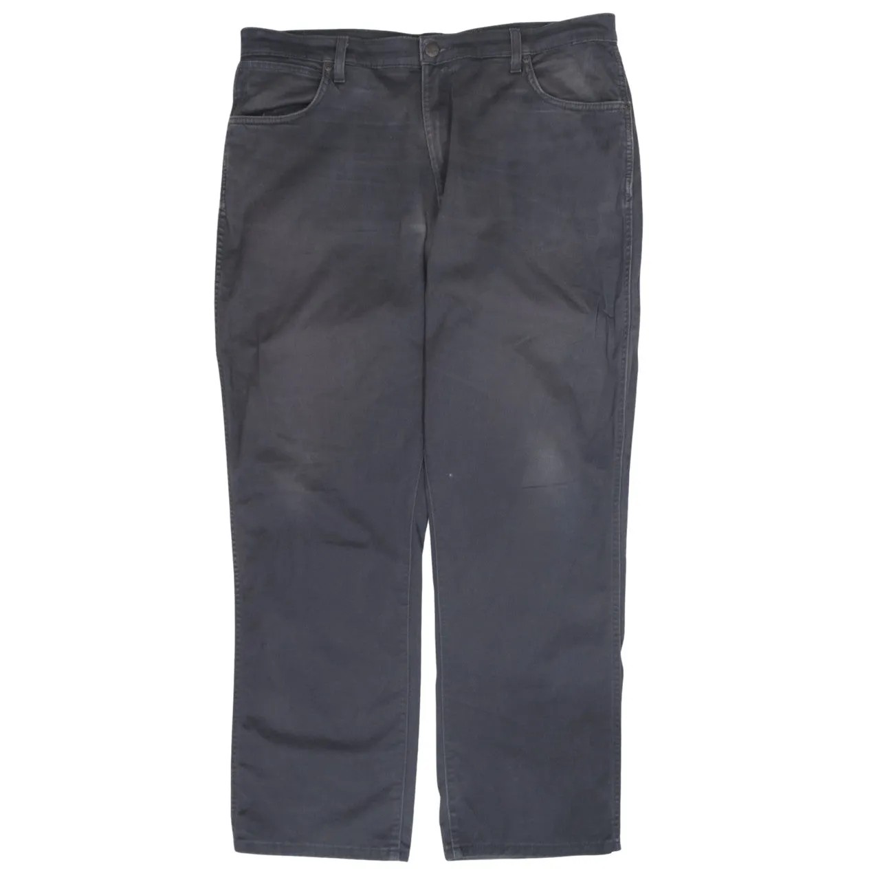 Wrangler Charcoal Black Trousers Men's 38 Straight Leg Five Pocket Denim Pants sold by Vintage Club product image thumbnail 2