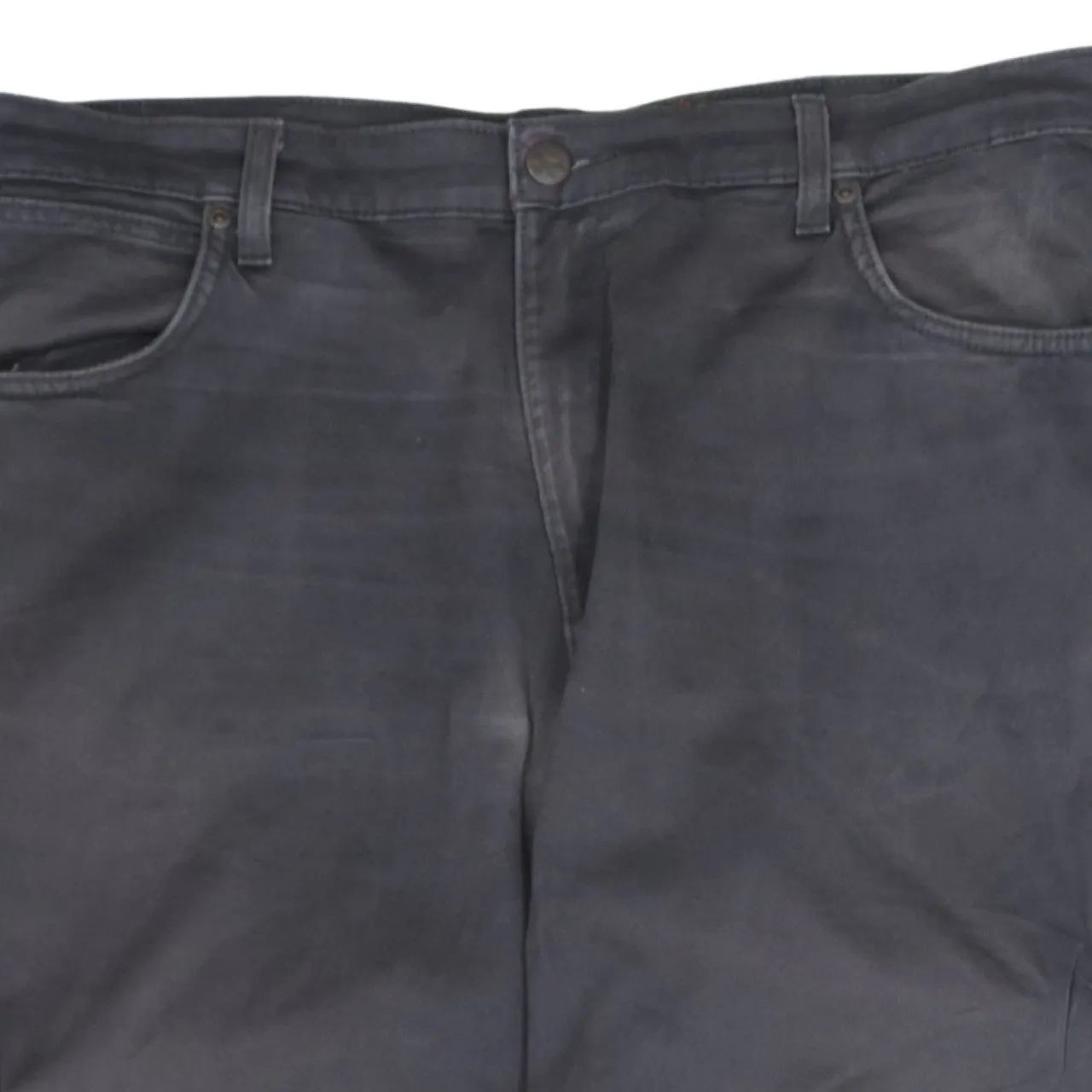 Wrangler Charcoal Black Trousers Men's 38 Straight Leg Five Pocket Denim Pants sold by Vintage Club product image thumbnail 3